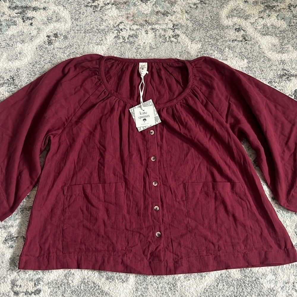Kate quinn Button Top
